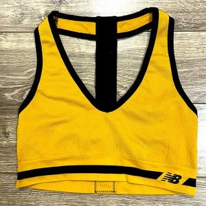 Mustard New Balance Sports Bra
